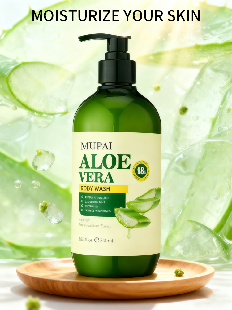 Aloe Vera Body Wash – Deeply Hydrating & Gentle Cleansing Shower Gel (3)