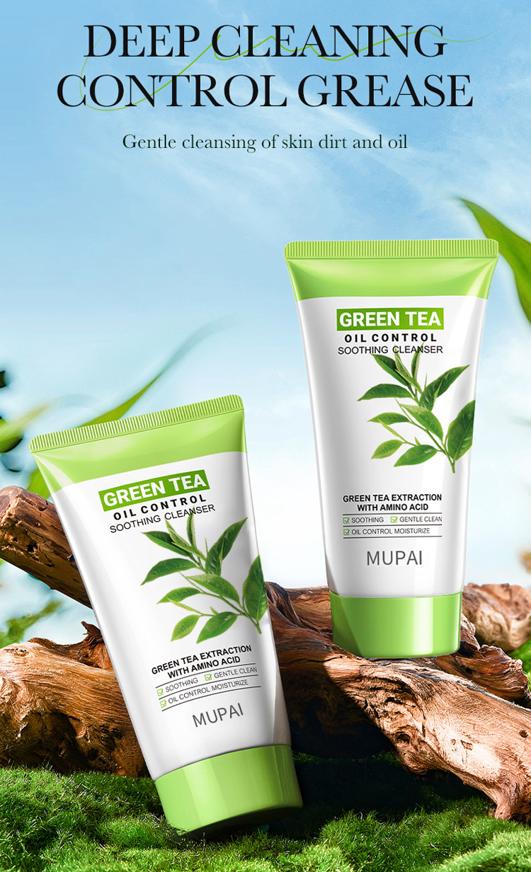 Green Tea Amino Acid Oil Control Facial Cleanser (3)